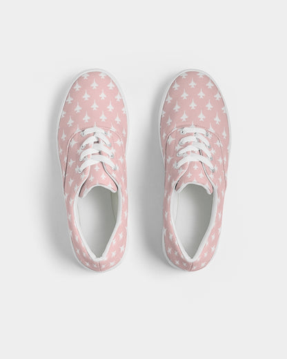 Growler DARKer shade of pink use Women's Lace Up Canvas Shoe