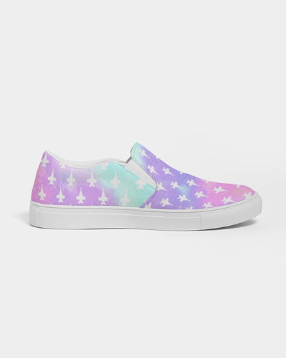 F-18 Tie Dye Women's Slip-On Canvas Shoe *Size 11