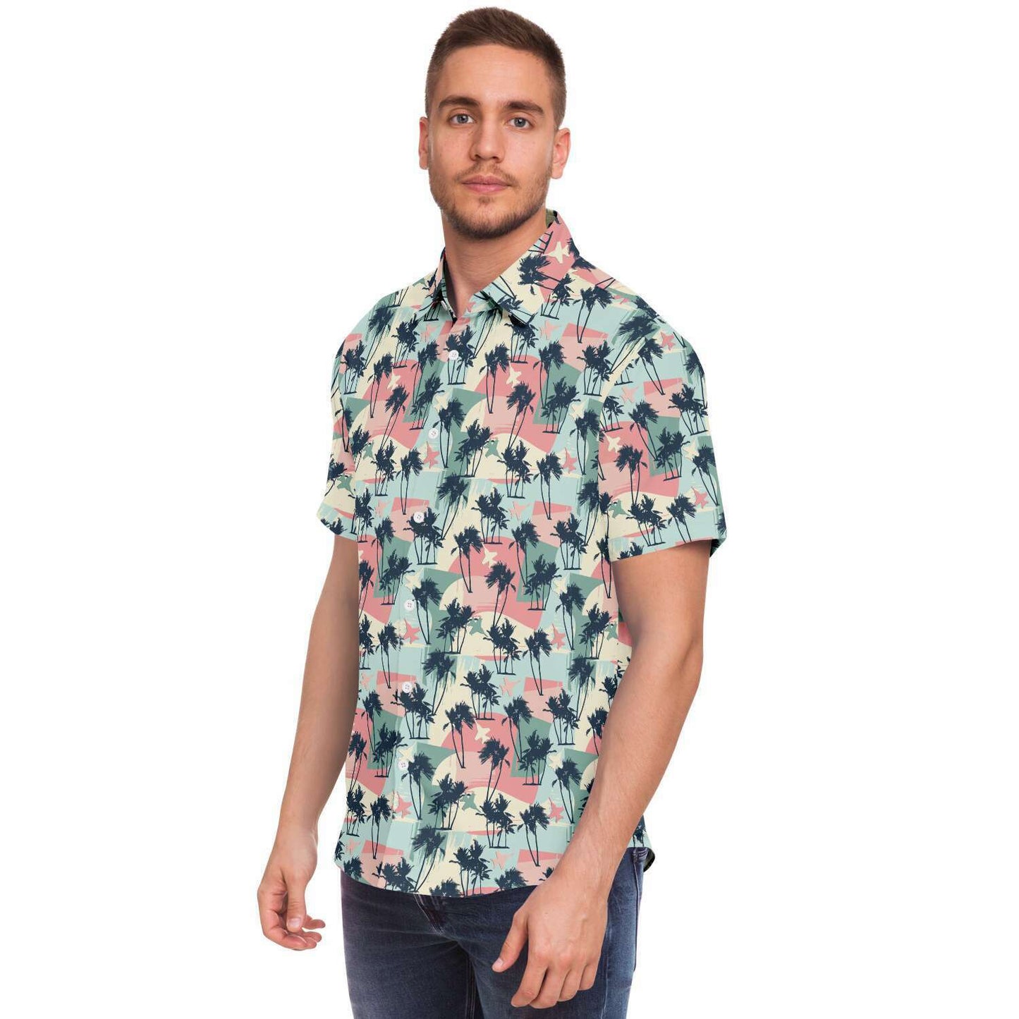 ANY Aircraft 'Old School' Hawaiian Button Down