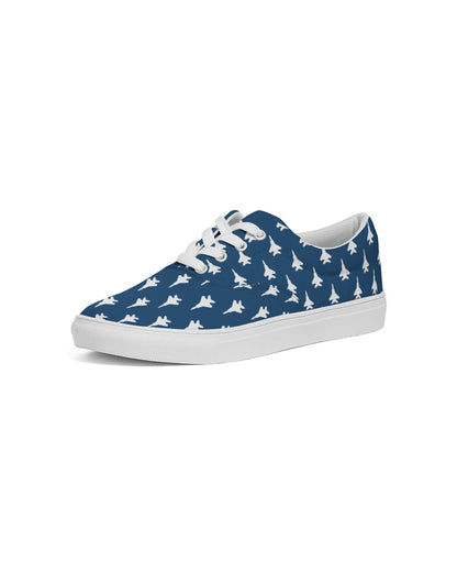 F-15C Men's Navy Blue Lace Up Canvas Shoe