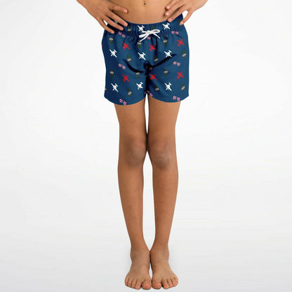 E-2 BOYS 'Lil Fighter' Swim Trunks