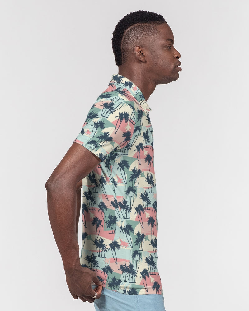 F-15C 'Old School' Hawaiian Men's Slim Fit Golf Polo