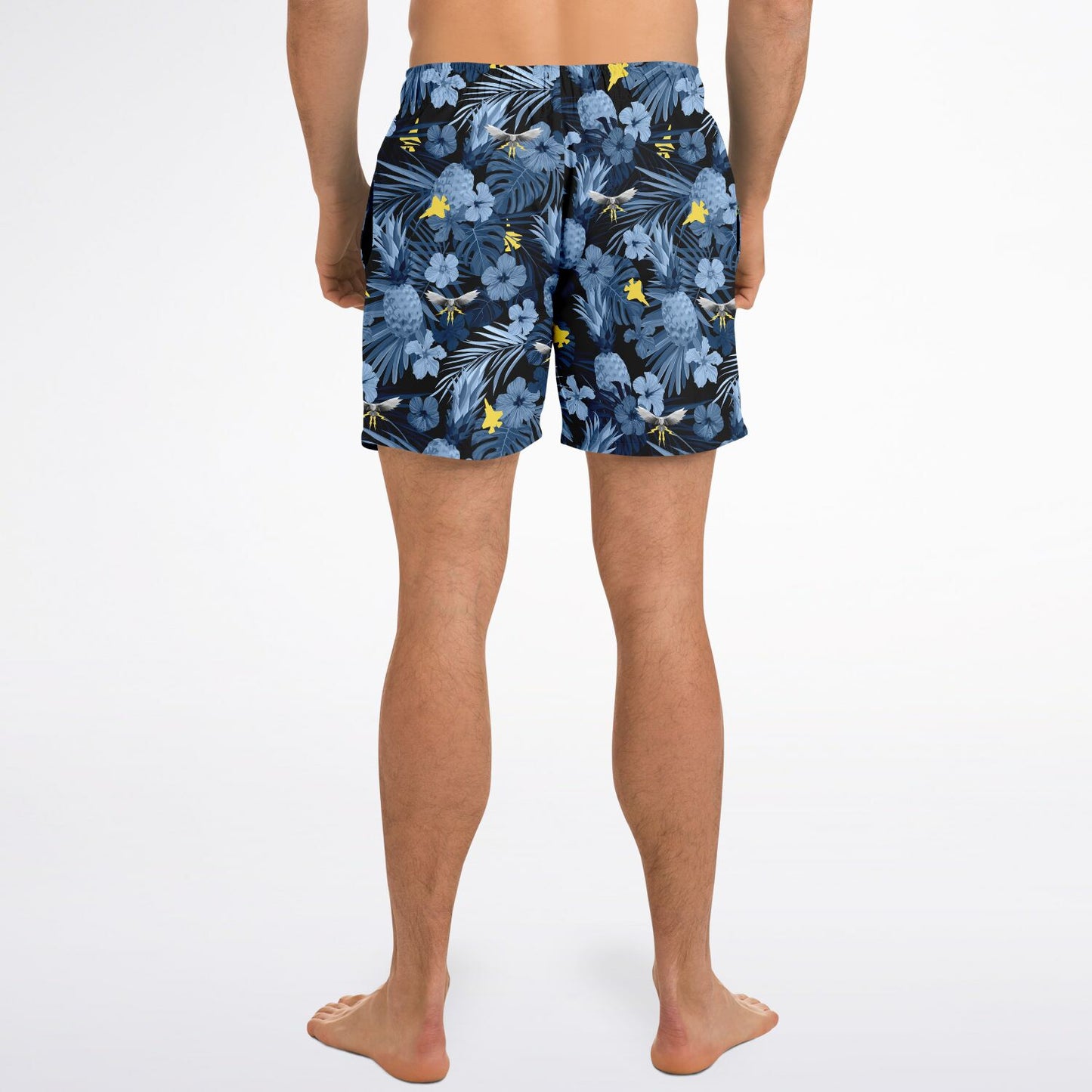 VMFAT-502 Mens 'Hawaiian Print' Swim Trunks