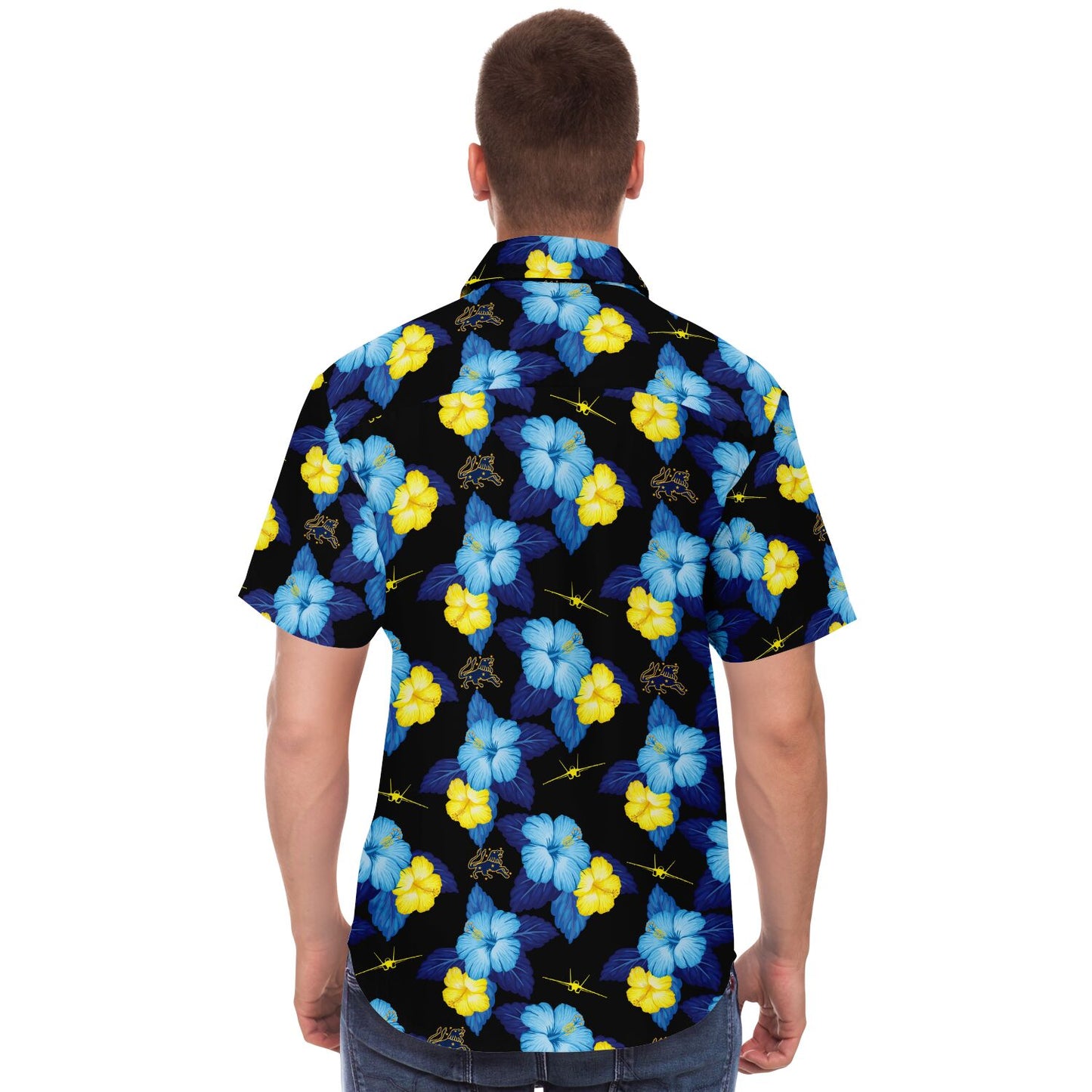 VFA-213 Blacklions ‘Black Hawaiian’ Button Down Shirt