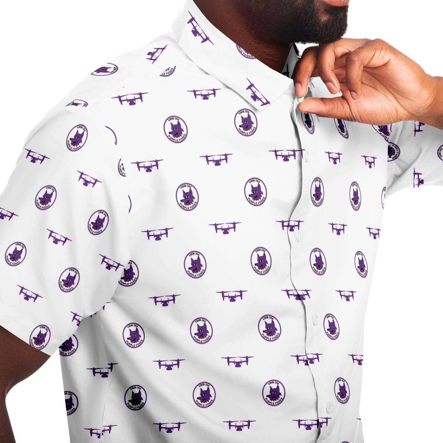 VMM-364 Logo & Osprey Button Down Shirt