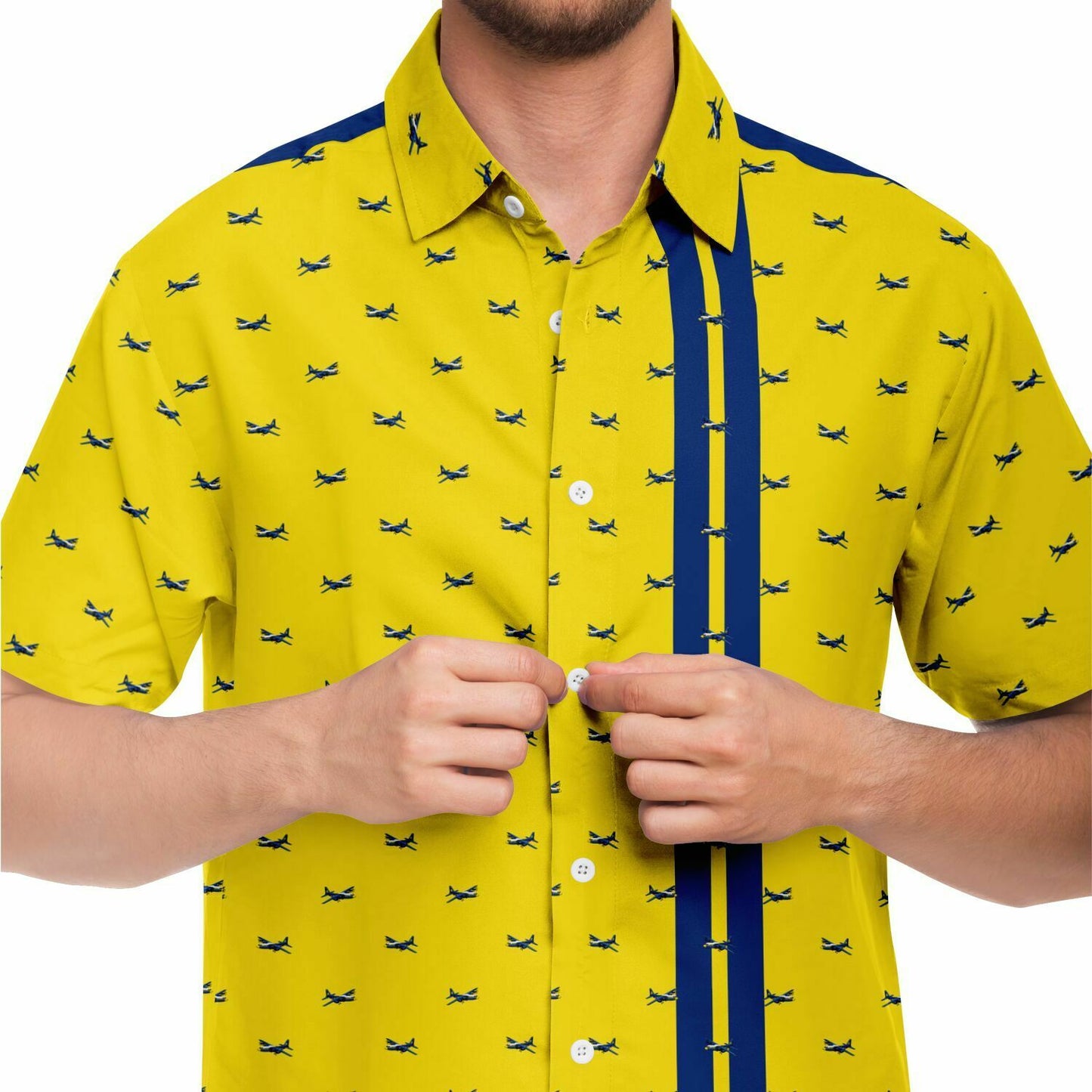 Blue Angels - 'Fat Albert Airlines' Mens Button Down Shirt