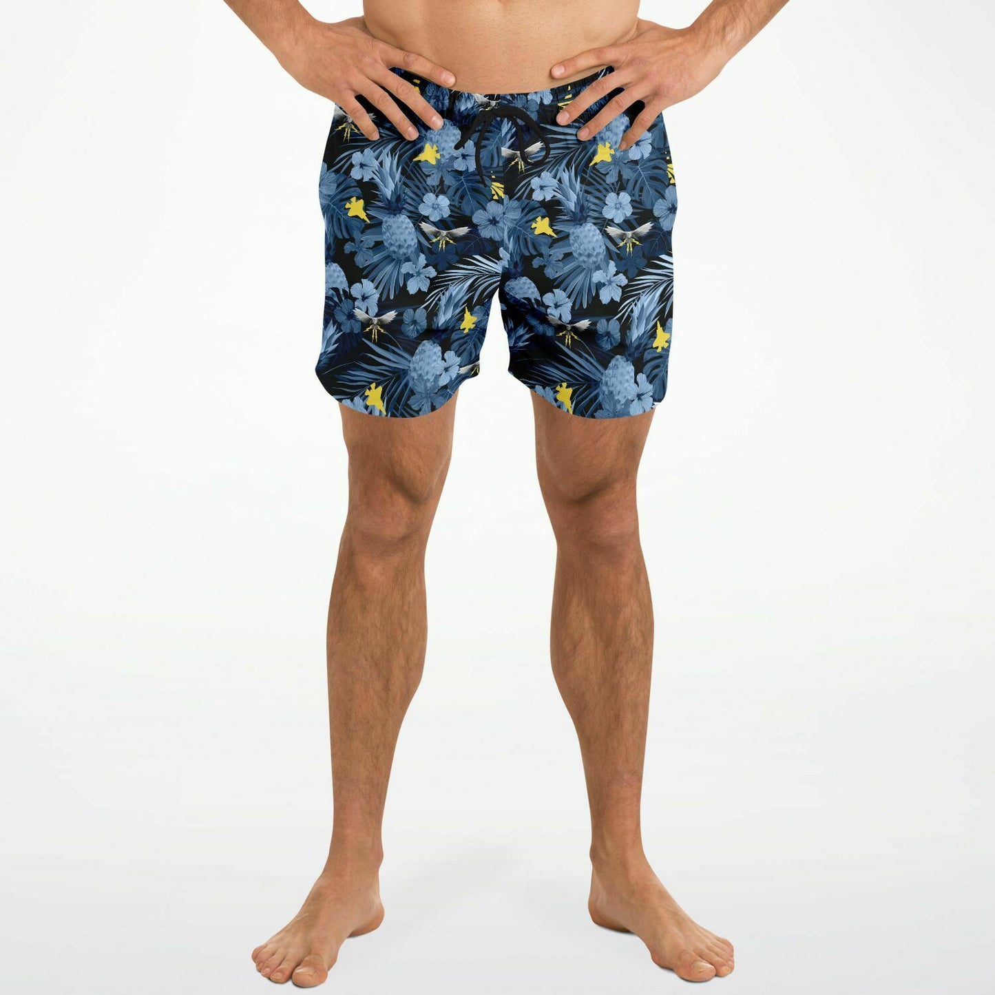 VMFAT-502 Mens 'Hawaiian Print' Swim Trunks