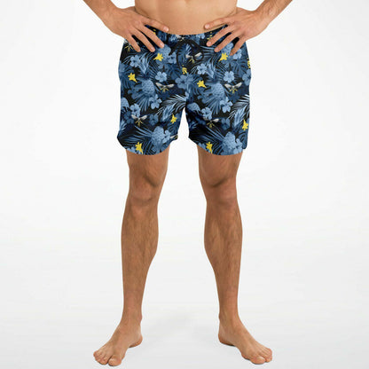 VMFAT-502 Mens 'Hawaiian Print' Swim Trunks