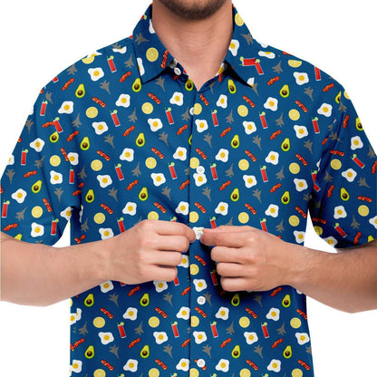 F-15C 'Brunch Blue' Mens Button Down Shirt