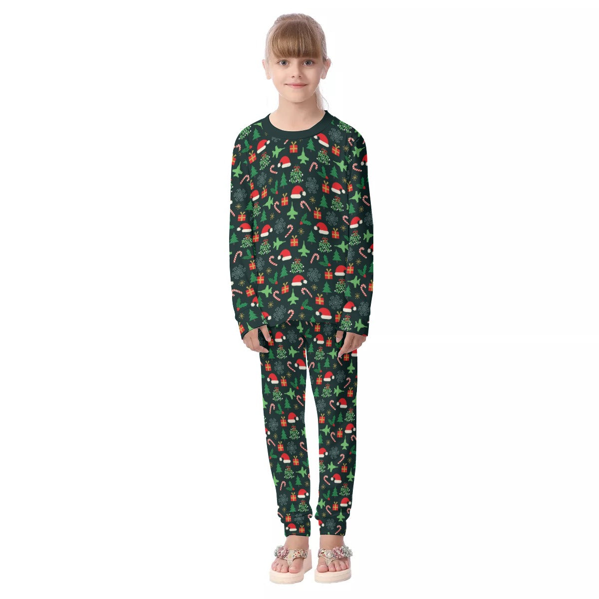 F-18 super Kids Christmas Pajamas for ordering (210%)