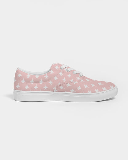 Growler DARKer shade of pink use Women's Lace Up Canvas Shoe