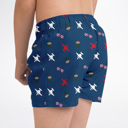 E-2 BOYS 'Lil Fighter' Swim Trunks