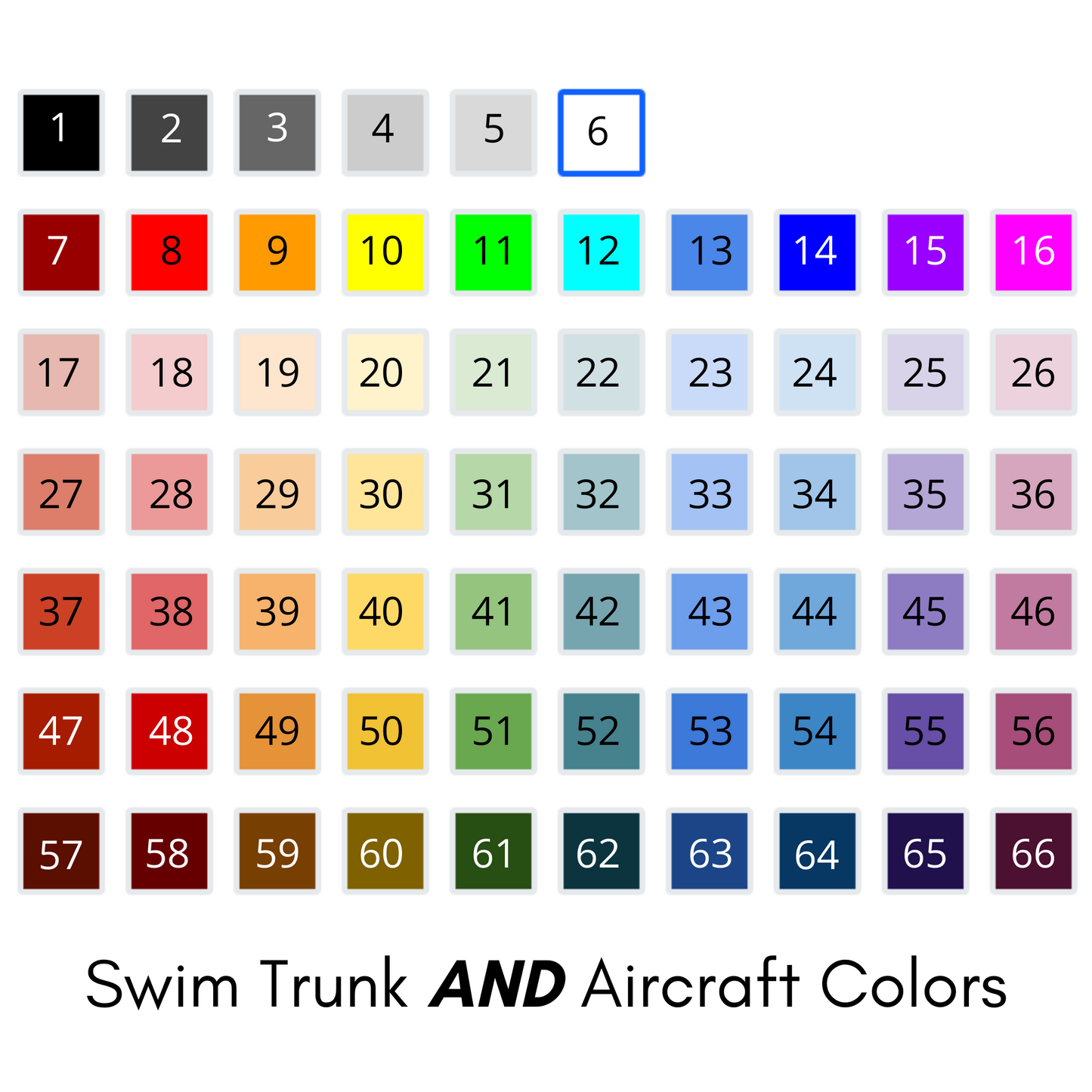 ANY Aircraft 'Bold' Swim Trunks