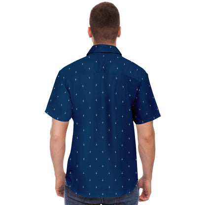 CRJ-900 Mens Subtle Button Down Shirt (Size 4XL)