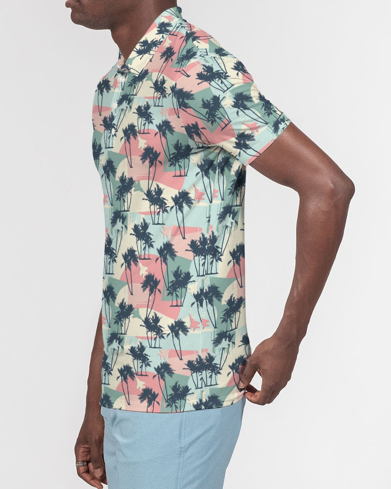 F-15C 'Old School' Hawaiian Men's Slim Fit Golf Polo