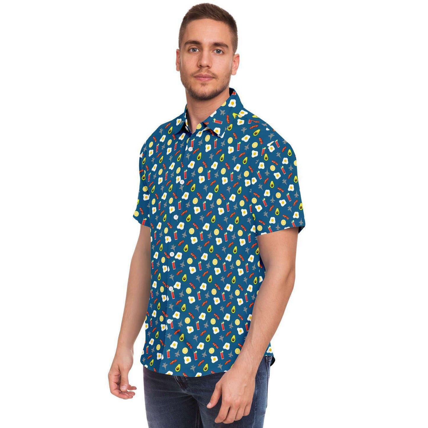 ANY Aircraft Mens 'Sunday Funday' Brunch Button Down