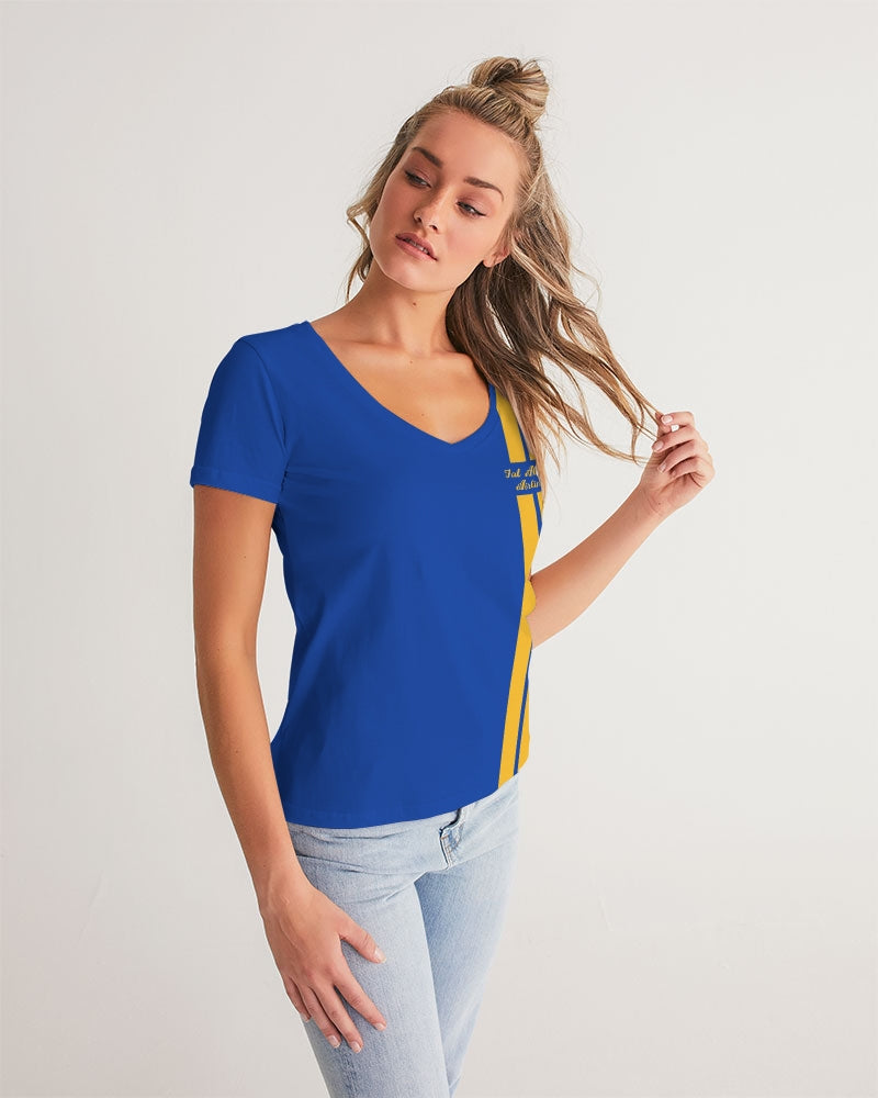 Blue Angels 'Fat Albert Airlines' Women's V-Neck Tee