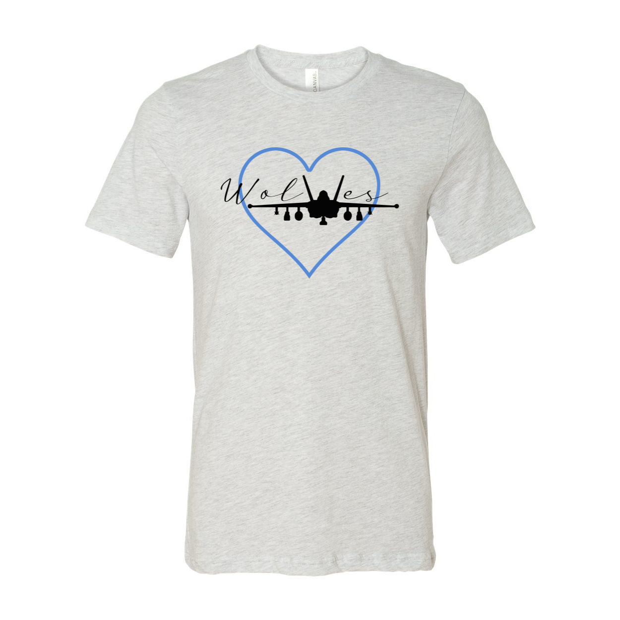 VAQ-142 Unisex 'WOLF HEART' Short Sleeve Tee