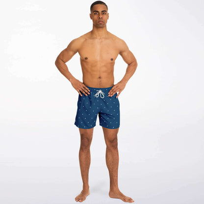 F-15C 'Subtle Plane' Navy Blue Mens Swim Trunks