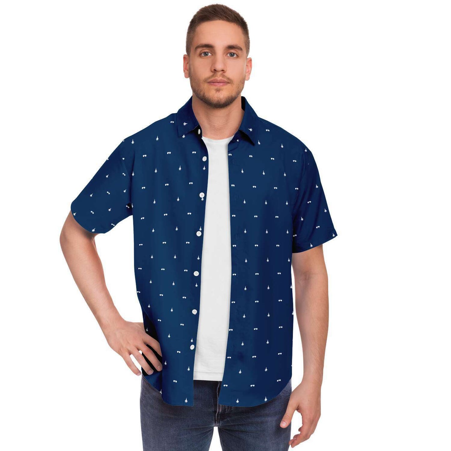 F-15C and Aviators Men's Button Down Shirt