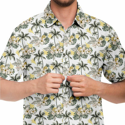 Dianna Hammett Large F-15 E Classy Hawaiian Button Down Shirt (use)