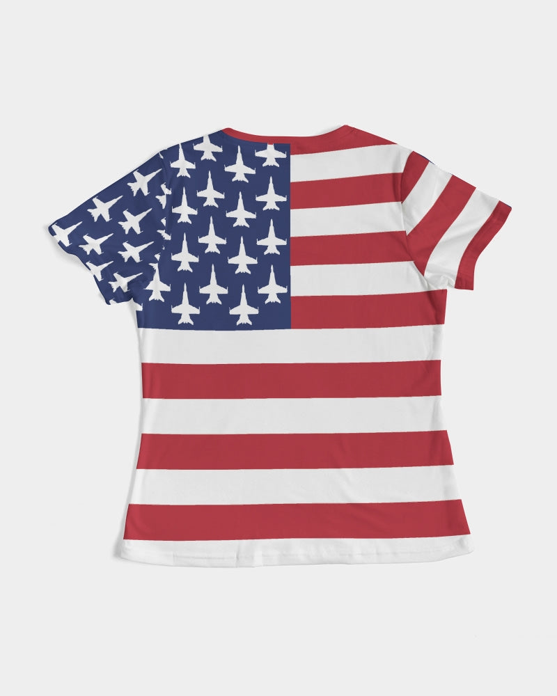 f-18d American flag  Women's Tee