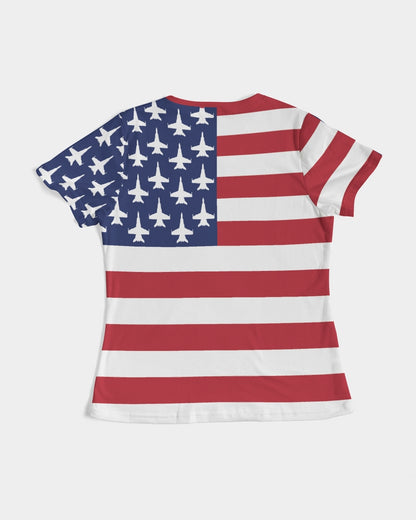 f-18d American flag  Women's Tee