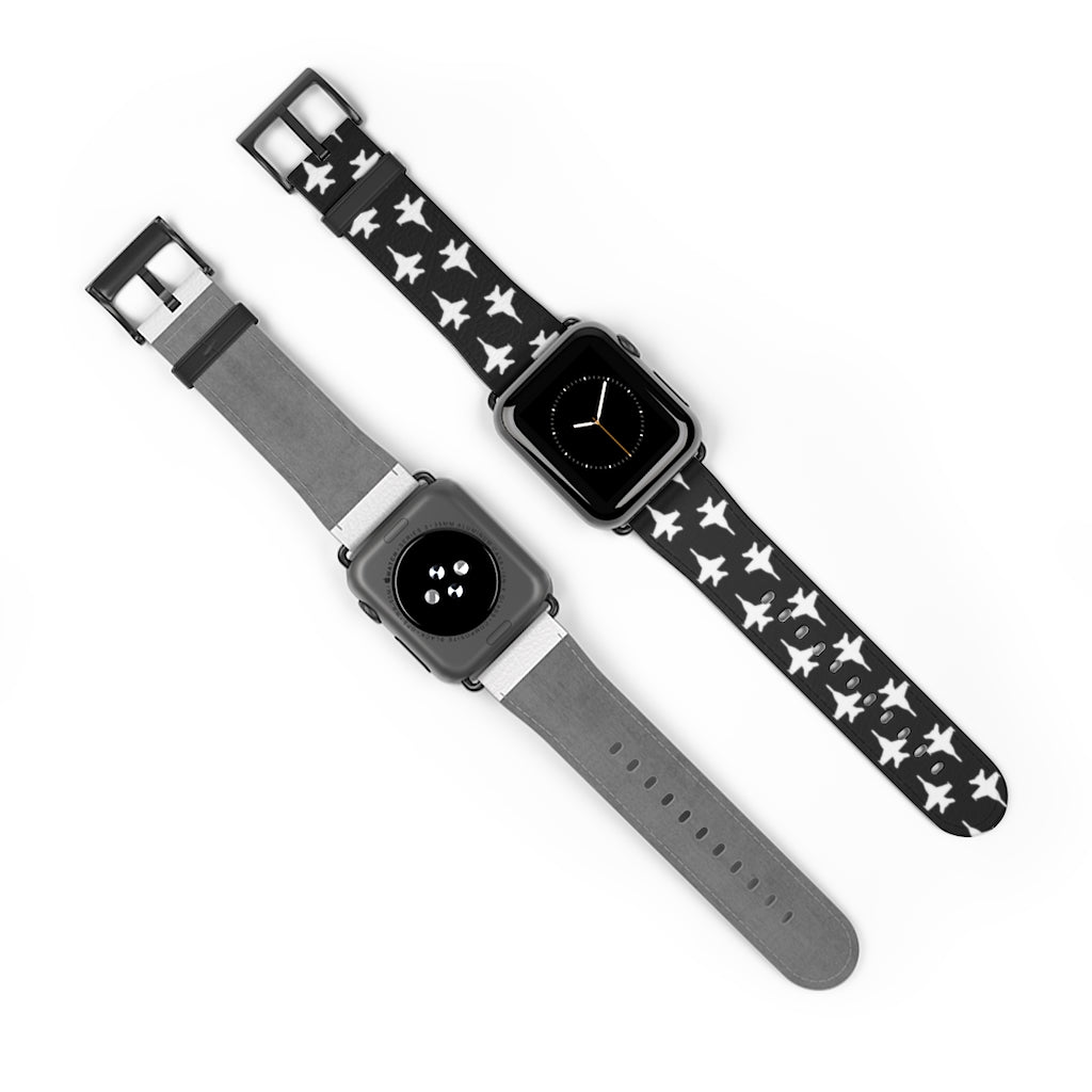 Sample f-18 leather iWatch Band