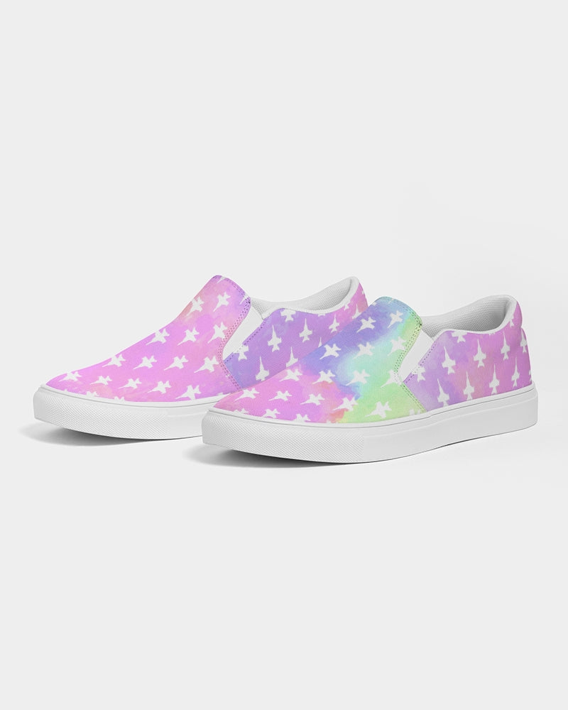 F-18 Tie Dye Women's Slip-On Canvas Shoe *Size 11