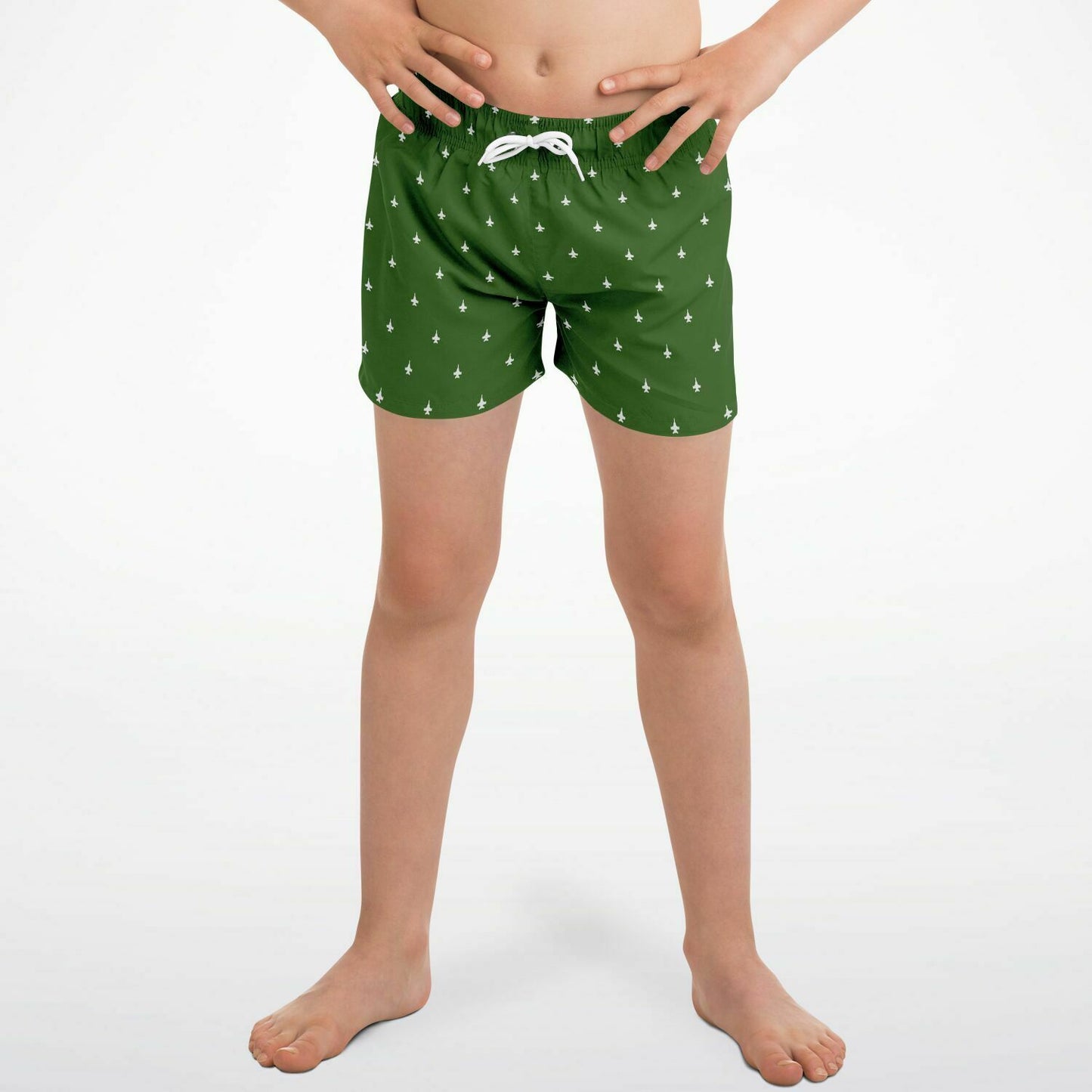 F-18 Abby Monnot small and XS Kids Subtle Swim Trunks #61 and #5 jets