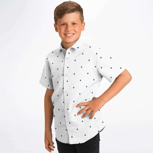 F-18 Boys/Youth Button Down Shirt