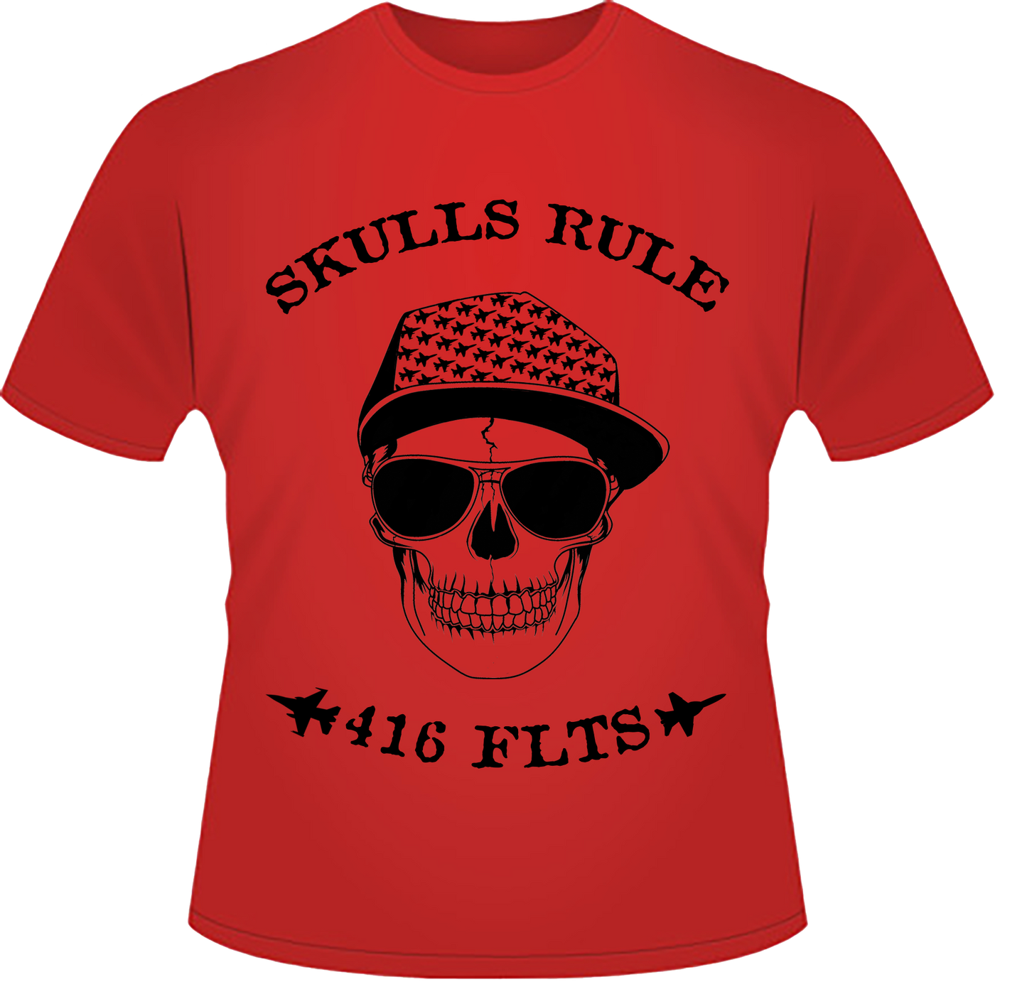 416 FLTS 'Skulls Rule' Toddler Tees