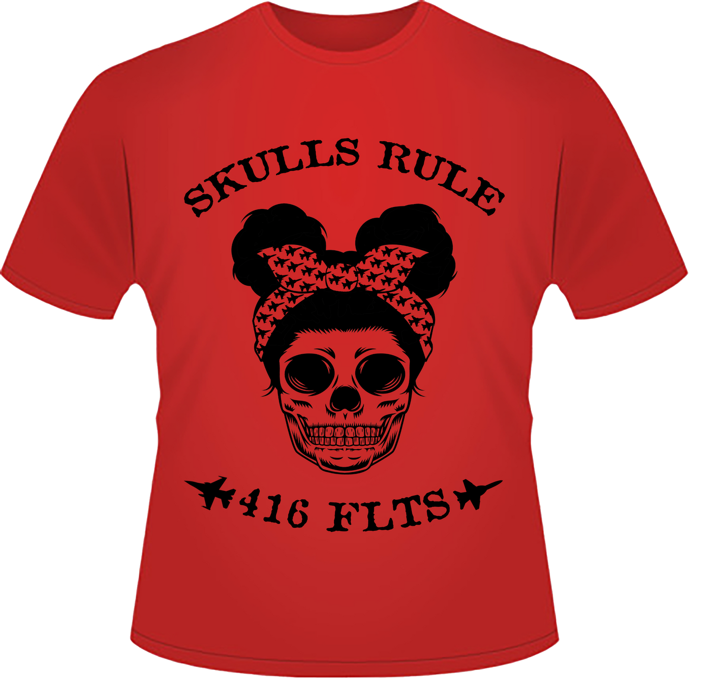 416 FLTS 'Skulls Rule' Toddler Tees