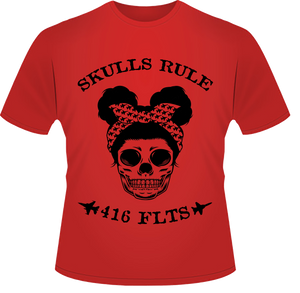 416 FLTS 'Skulls Rule' Toddler Tees