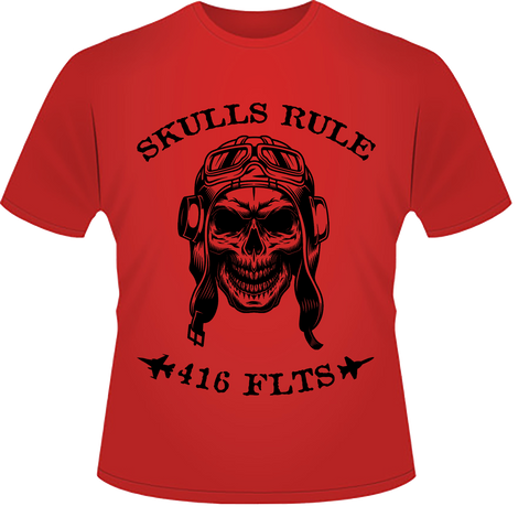416 FLTS 'Skulls Rule' Adult Tee