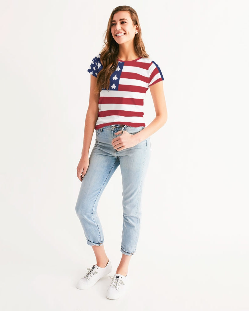 F-22 American Flag Women's Tee