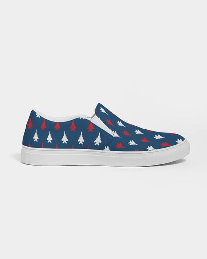 F-15E All American USA womens slip on shoes Women's Slip-On Canvas Shoe