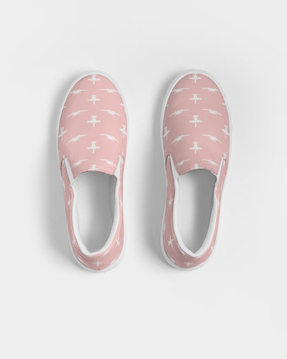 A-10 Pink Women's Slip-On Canvas Shoes