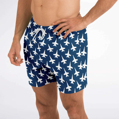 F-18D Bold Mens Swim Trunks (XS)