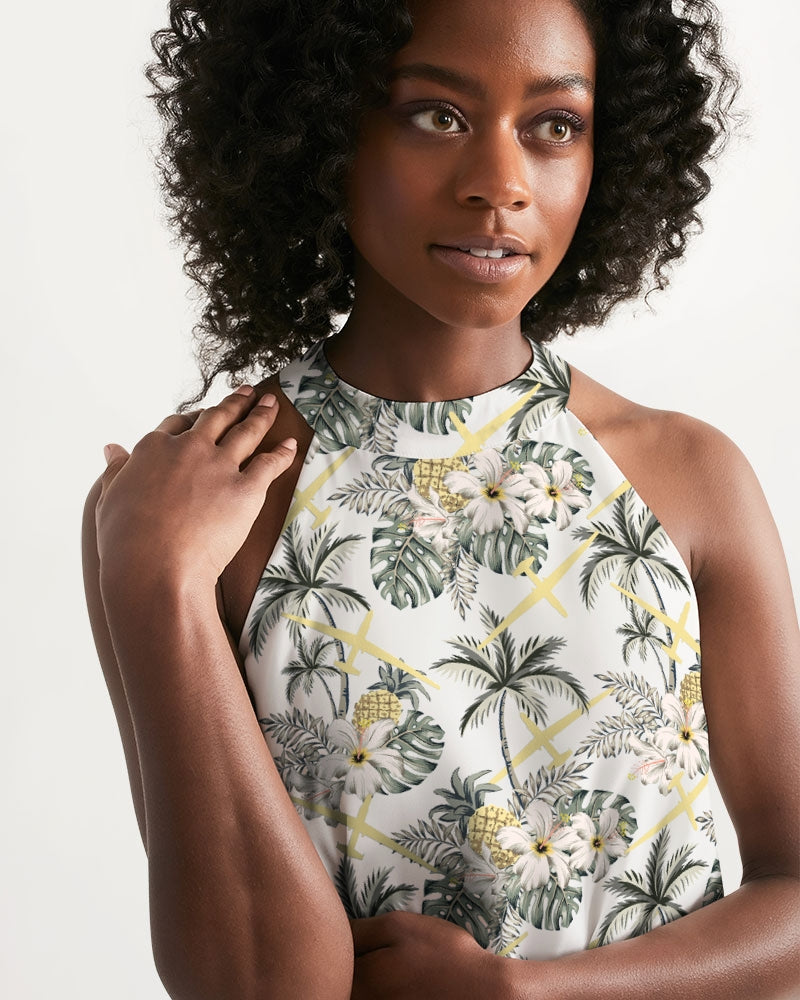 RQ-4 Global Hawk Hawaiian Chiffon Dress