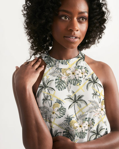 RQ-4 Global Hawk Hawaiian Chiffon Dress