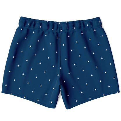 F-15C 'Subtle Plane' Navy Blue Mens Swim Trunks