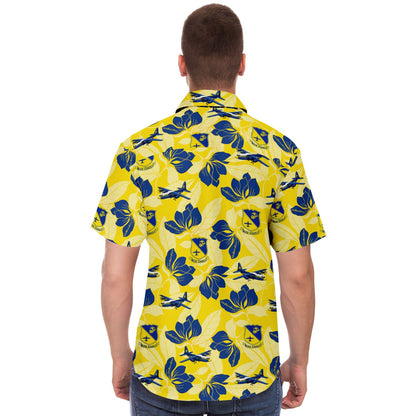 Blue Angels 'Fat Albert Airlines' C-130J Short Sleeve Button Down Shirt