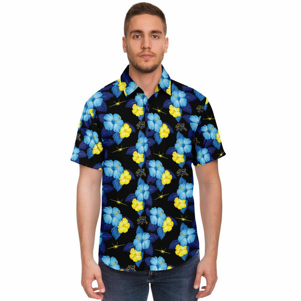 VFA-213 Blacklions ‘Black Hawaiian’ Button Down Shirt
