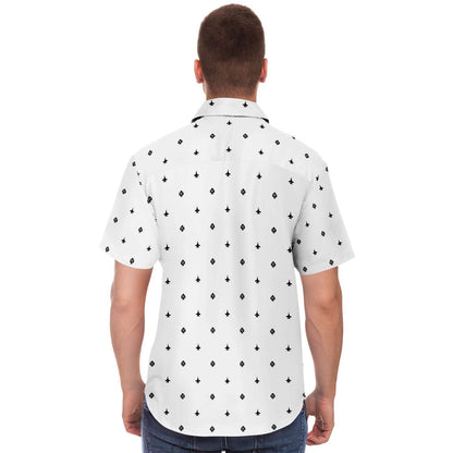 41 Black Aces 'white' Button Down Shirt