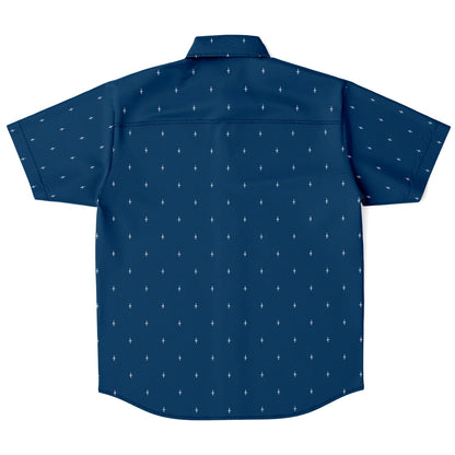 CRJ-900 Mens Subtle Button Down Shirt (Size 4XL)