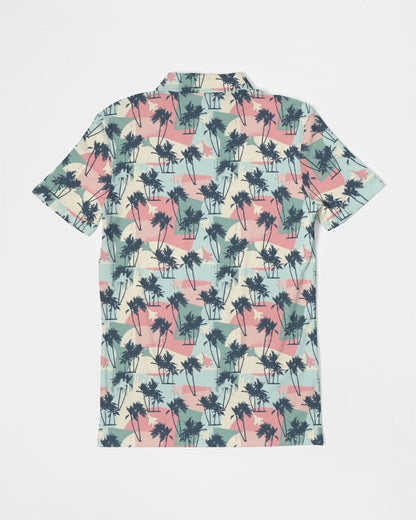 F-15C 'Old School' Hawaiian Men's Slim Fit Golf Polo