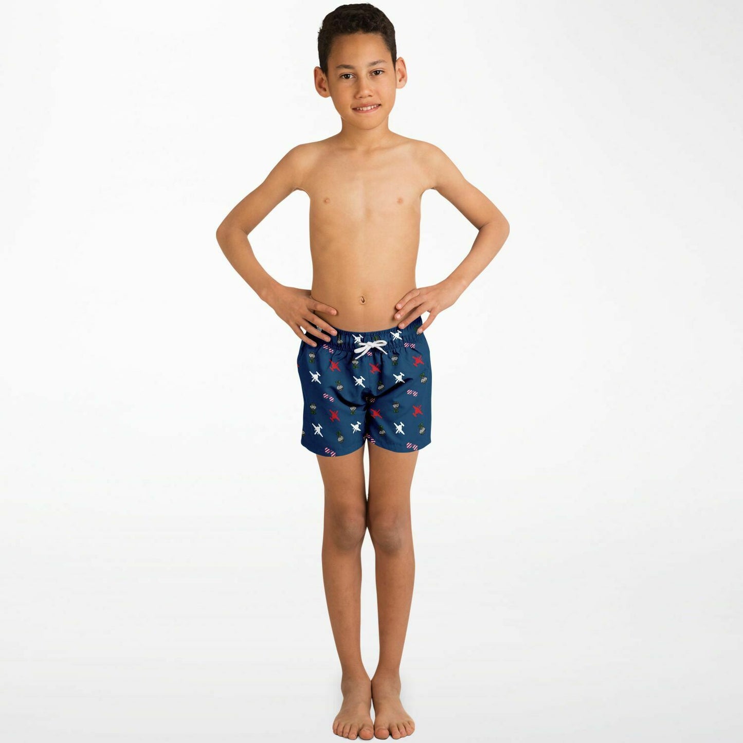 E-2 BOYS 'Lil Fighter' Swim Trunks