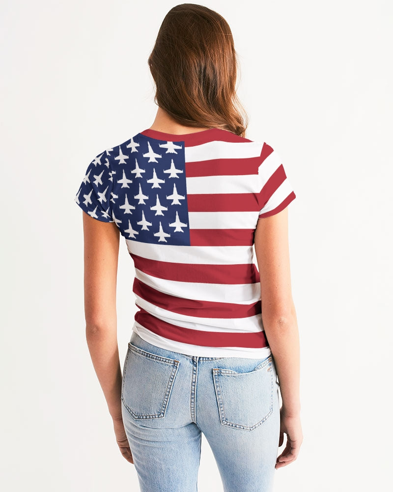 f-18d American flag  Women's Tee