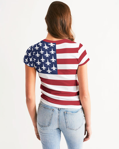 f-18d American flag  Women's Tee